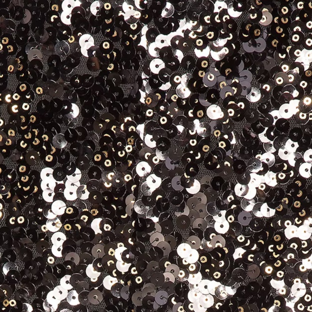 NBD | Sloan Mini Dress Black Sparkles Sequin Large - Picture 7 of 7